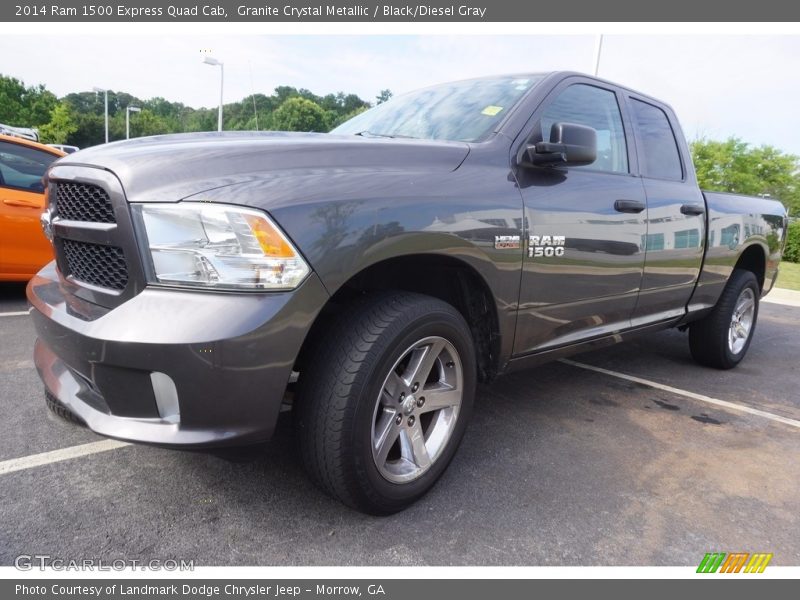 Granite Crystal Metallic / Black/Diesel Gray 2014 Ram 1500 Express Quad Cab