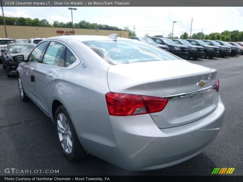 Silver Ice Metallic / Jet Black/Dark Titanium 2018 Chevrolet Impala LT