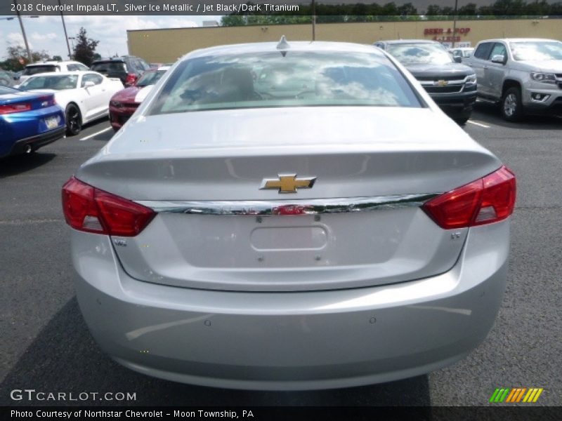 Silver Ice Metallic / Jet Black/Dark Titanium 2018 Chevrolet Impala LT