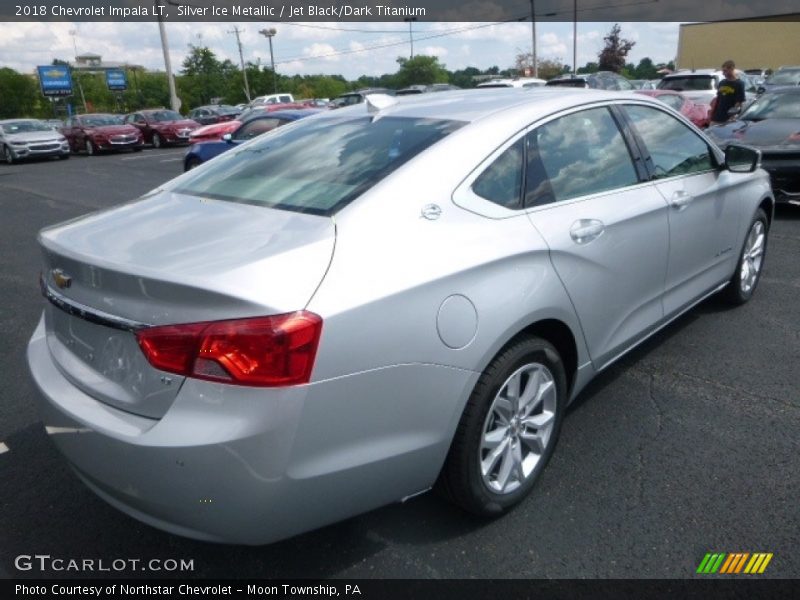 Silver Ice Metallic / Jet Black/Dark Titanium 2018 Chevrolet Impala LT