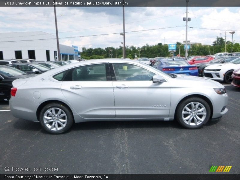 Silver Ice Metallic / Jet Black/Dark Titanium 2018 Chevrolet Impala LT