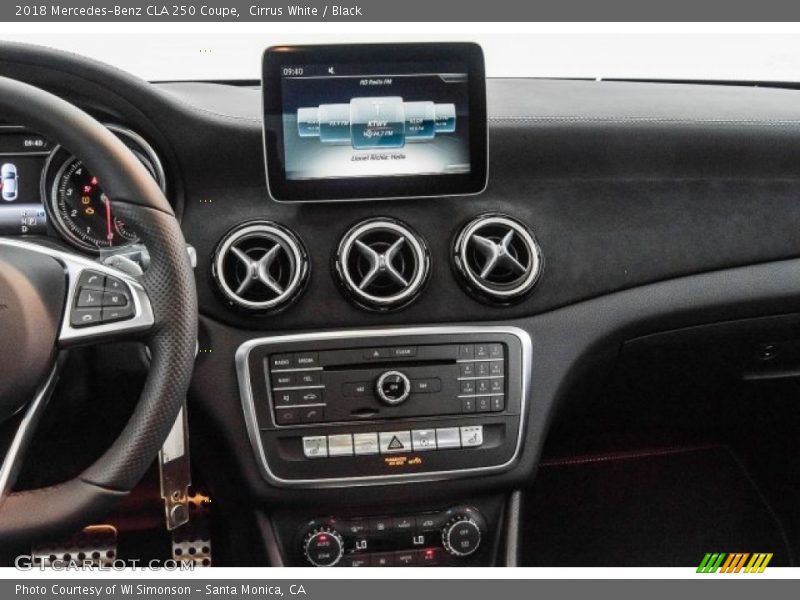 Cirrus White / Black 2018 Mercedes-Benz CLA 250 Coupe