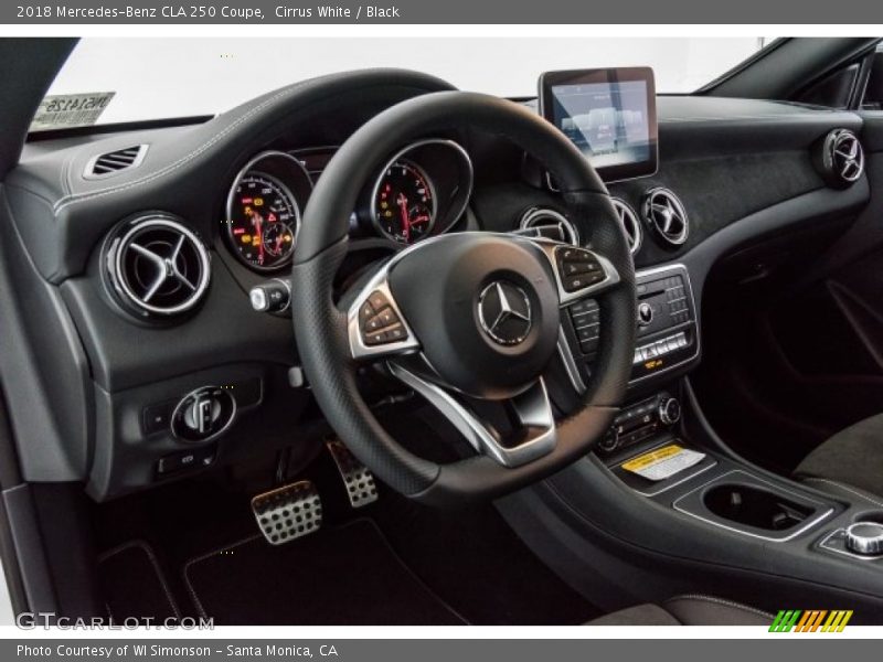 Cirrus White / Black 2018 Mercedes-Benz CLA 250 Coupe