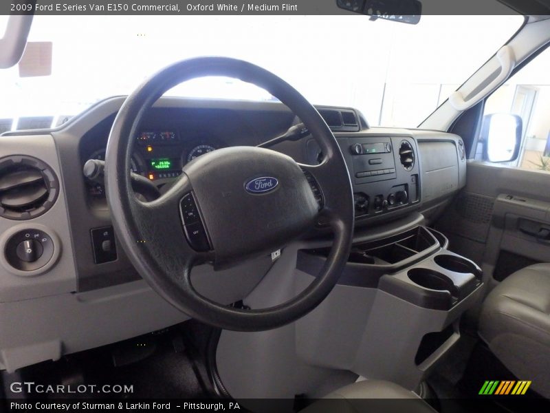 Oxford White / Medium Flint 2009 Ford E Series Van E150 Commercial