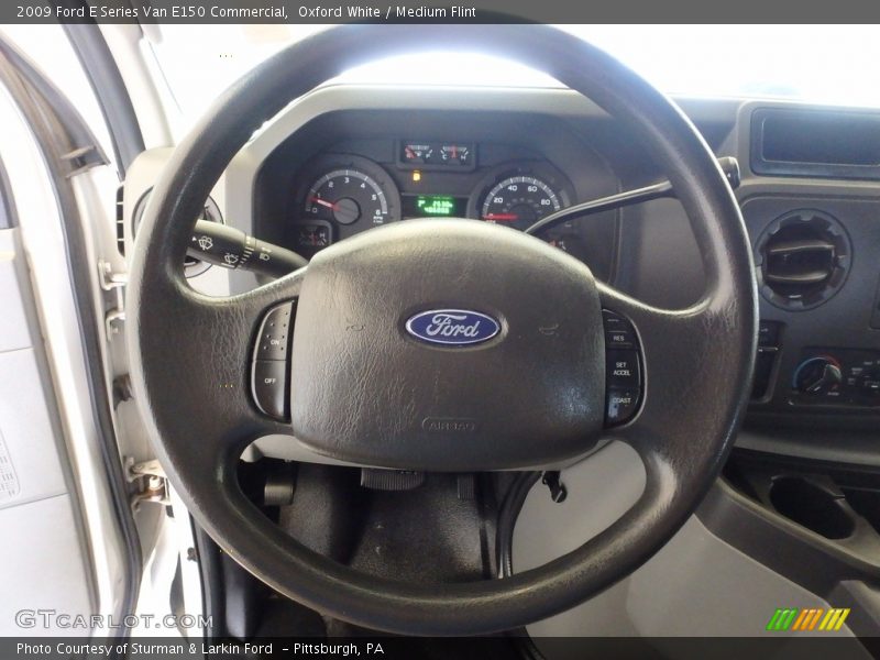 Oxford White / Medium Flint 2009 Ford E Series Van E150 Commercial