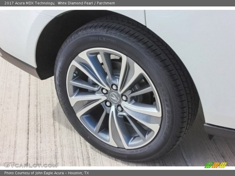 White Diamond Pearl / Parchment 2017 Acura MDX Technology