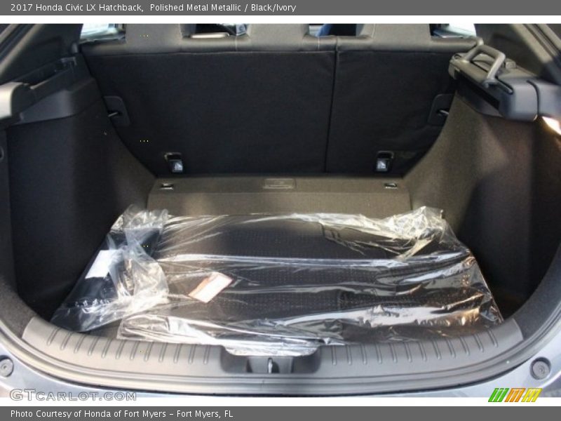 Polished Metal Metallic / Black/Ivory 2017 Honda Civic LX Hatchback