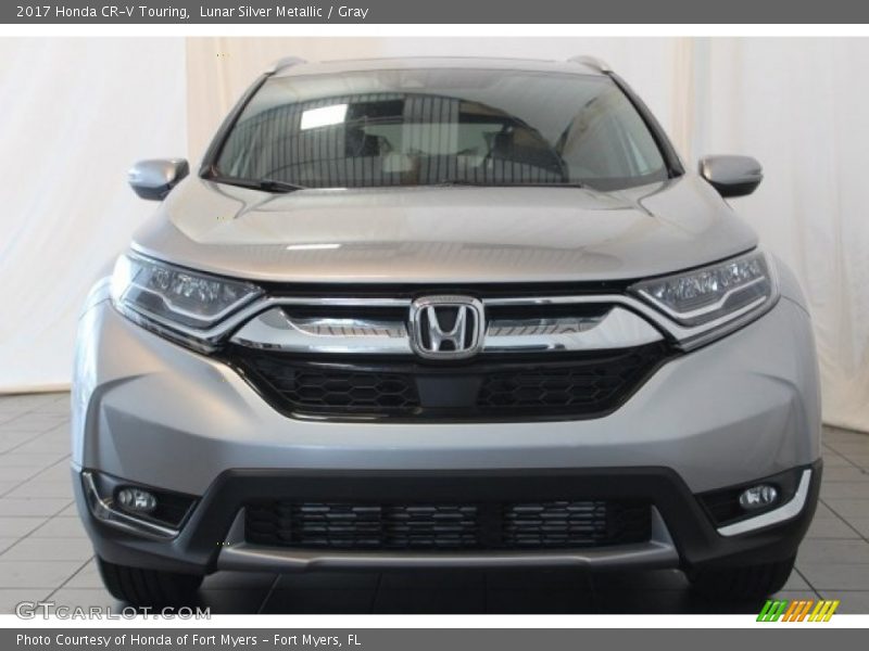 Lunar Silver Metallic / Gray 2017 Honda CR-V Touring