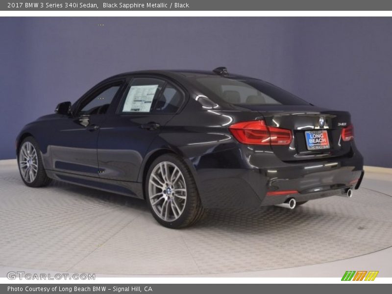 Black Sapphire Metallic / Black 2017 BMW 3 Series 340i Sedan