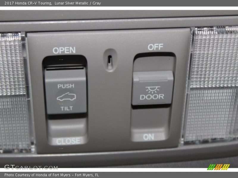 Lunar Silver Metallic / Gray 2017 Honda CR-V Touring