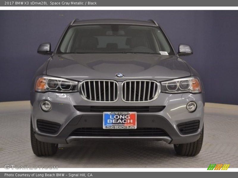 Space Gray Metallic / Black 2017 BMW X3 sDrive28i