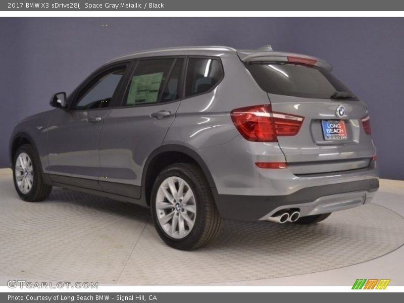 Space Gray Metallic / Black 2017 BMW X3 sDrive28i