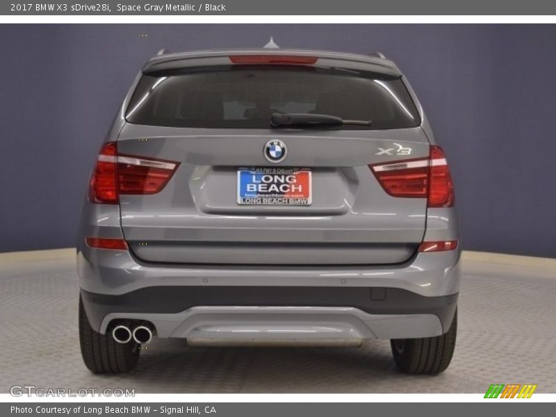 Space Gray Metallic / Black 2017 BMW X3 sDrive28i