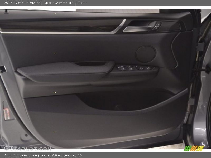 Space Gray Metallic / Black 2017 BMW X3 sDrive28i