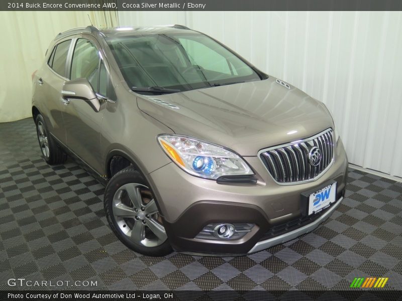 Cocoa Silver Metallic / Ebony 2014 Buick Encore Convenience AWD
