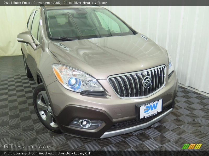Cocoa Silver Metallic / Ebony 2014 Buick Encore Convenience AWD