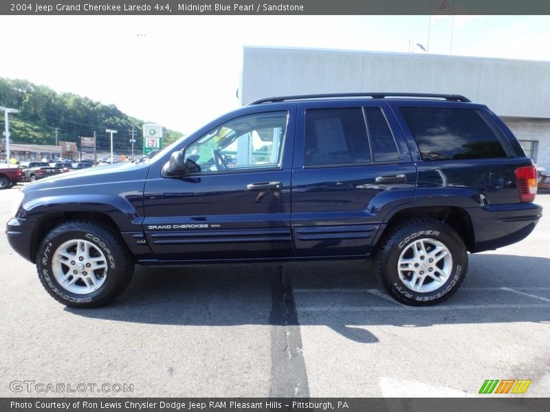 Midnight Blue Pearl / Sandstone 2004 Jeep Grand Cherokee Laredo 4x4