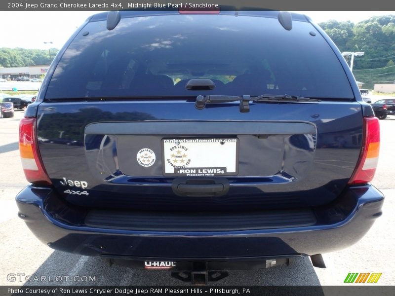Midnight Blue Pearl / Sandstone 2004 Jeep Grand Cherokee Laredo 4x4