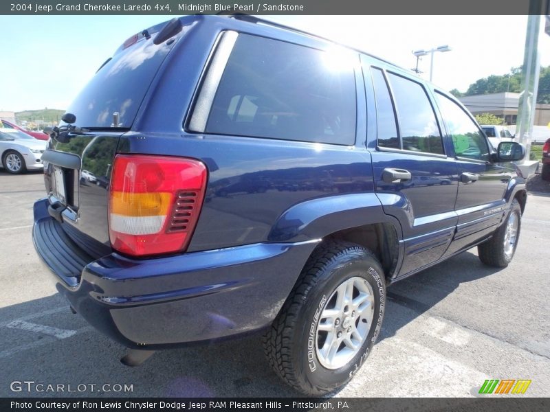 Midnight Blue Pearl / Sandstone 2004 Jeep Grand Cherokee Laredo 4x4