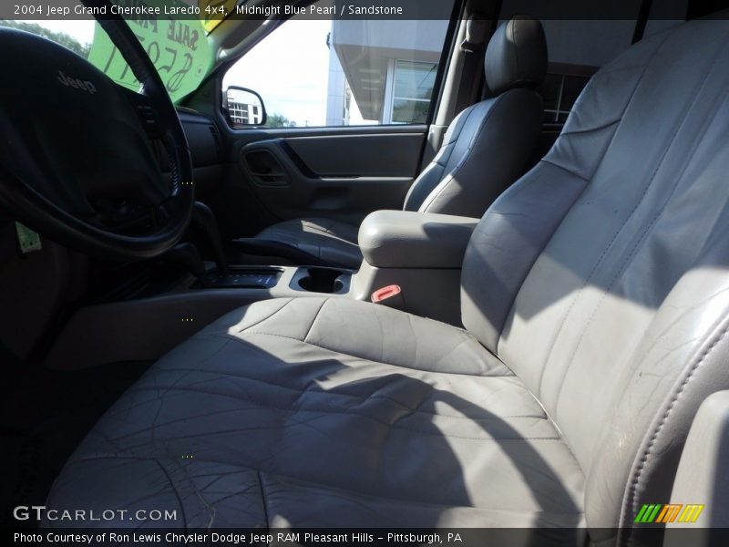 Midnight Blue Pearl / Sandstone 2004 Jeep Grand Cherokee Laredo 4x4