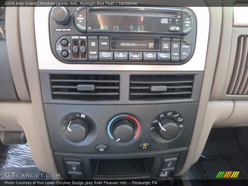 Midnight Blue Pearl / Sandstone 2004 Jeep Grand Cherokee Laredo 4x4