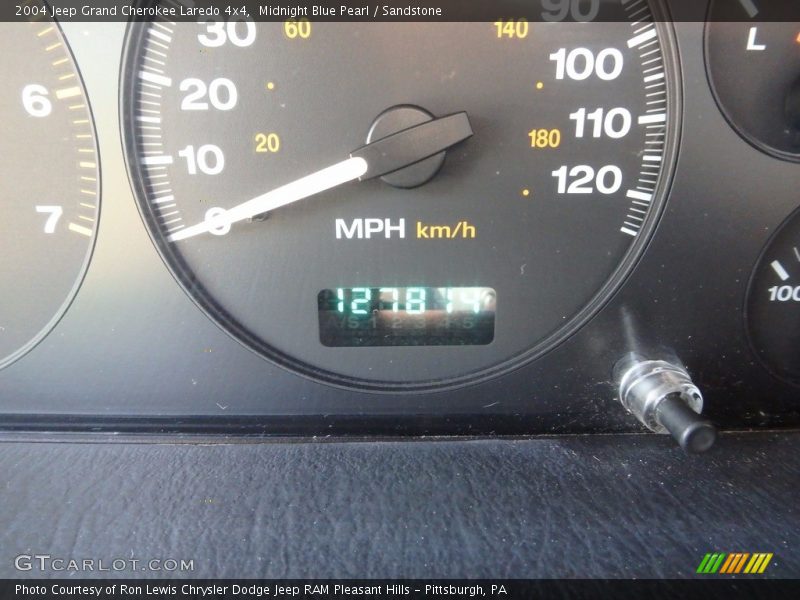 Midnight Blue Pearl / Sandstone 2004 Jeep Grand Cherokee Laredo 4x4