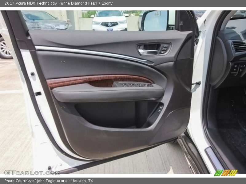 White Diamond Pearl / Ebony 2017 Acura MDX Technology