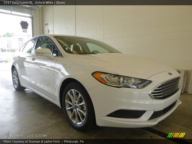 Oxford White / Ebony 2017 Ford Fusion SE