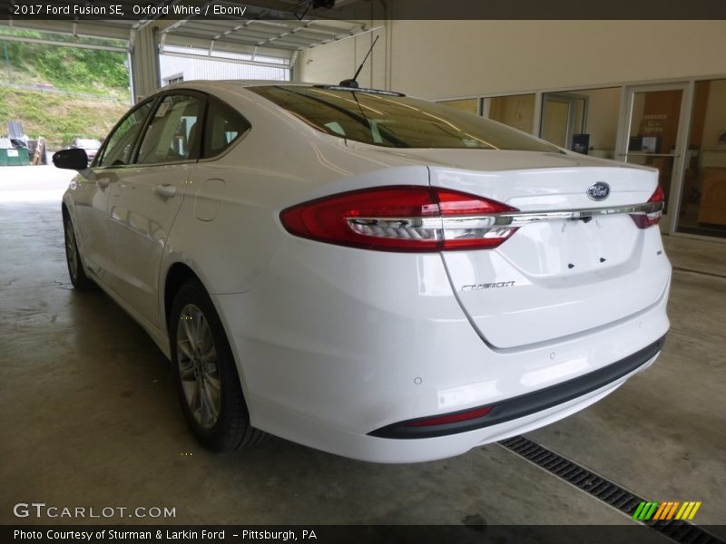 Oxford White / Ebony 2017 Ford Fusion SE