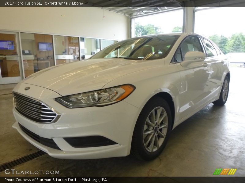 Oxford White / Ebony 2017 Ford Fusion SE