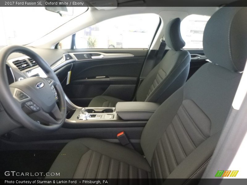 Oxford White / Ebony 2017 Ford Fusion SE