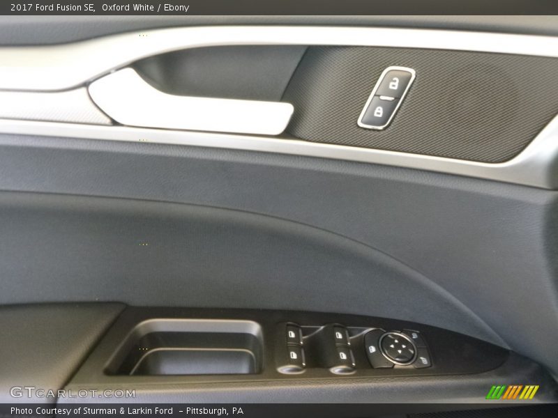 Oxford White / Ebony 2017 Ford Fusion SE