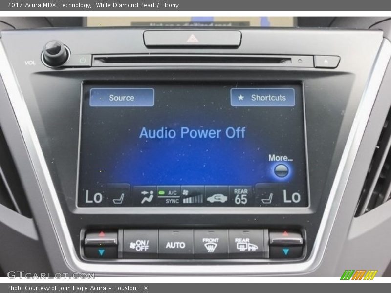 White Diamond Pearl / Ebony 2017 Acura MDX Technology