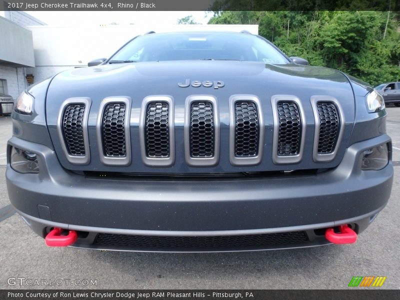 Rhino / Black 2017 Jeep Cherokee Trailhawk 4x4