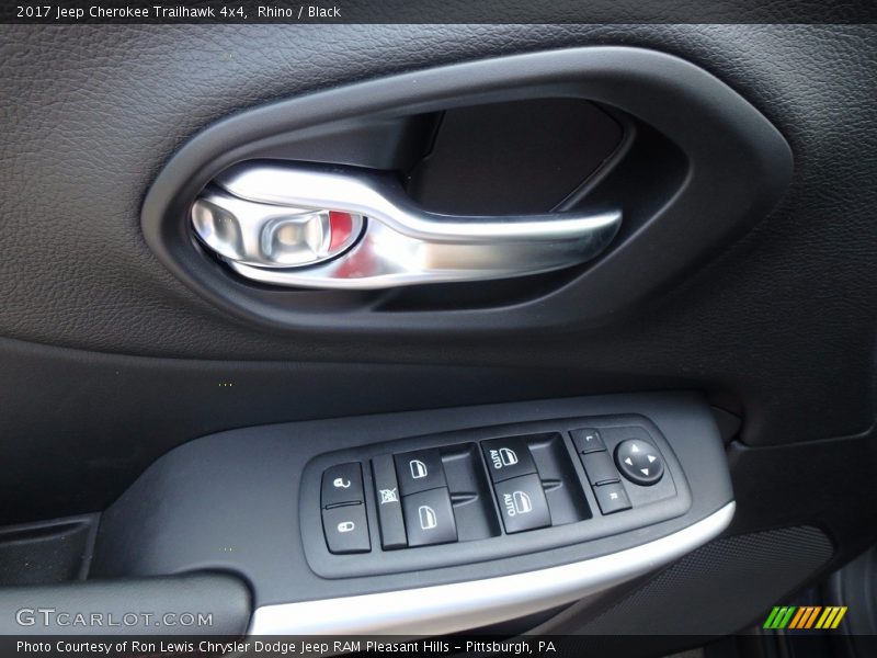 Rhino / Black 2017 Jeep Cherokee Trailhawk 4x4