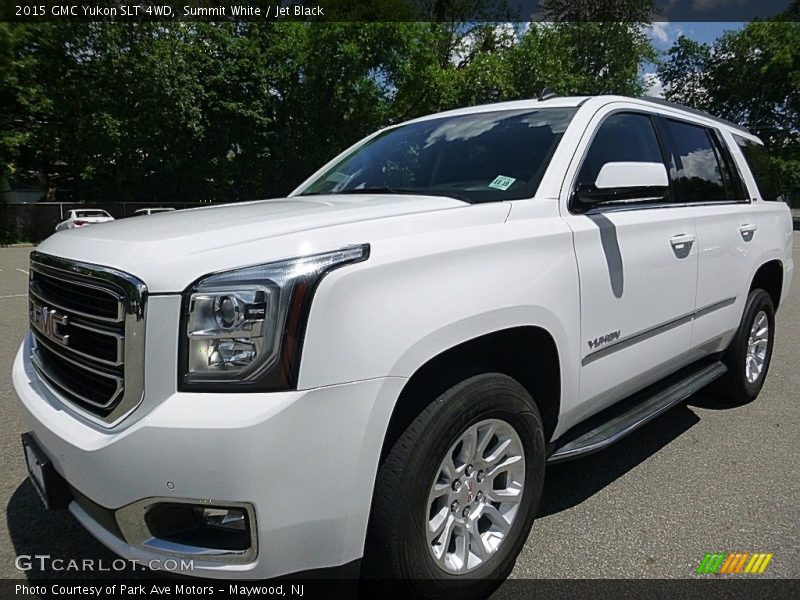 Summit White / Jet Black 2015 GMC Yukon SLT 4WD