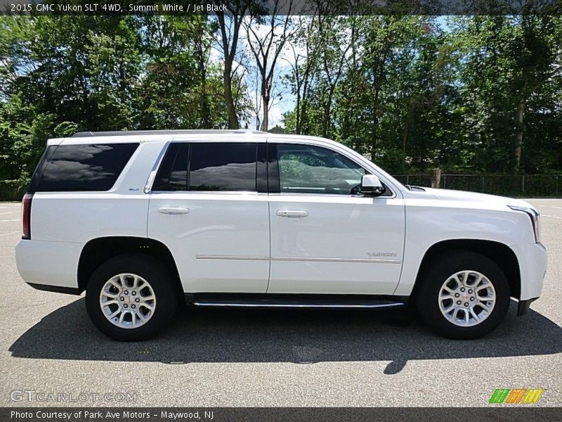 Summit White / Jet Black 2015 GMC Yukon SLT 4WD