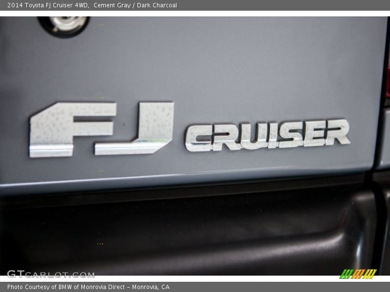 Cement Gray / Dark Charcoal 2014 Toyota FJ Cruiser 4WD