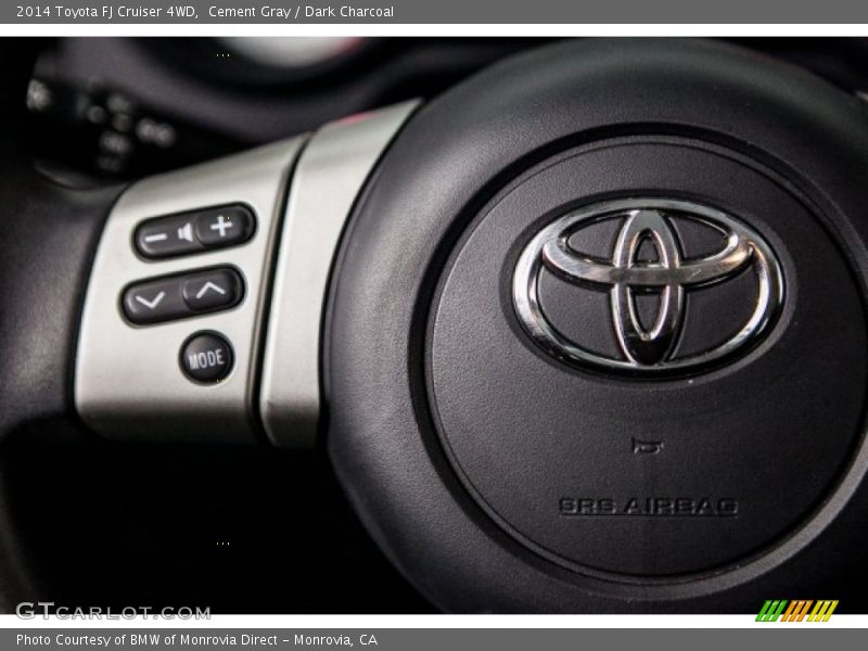 Cement Gray / Dark Charcoal 2014 Toyota FJ Cruiser 4WD