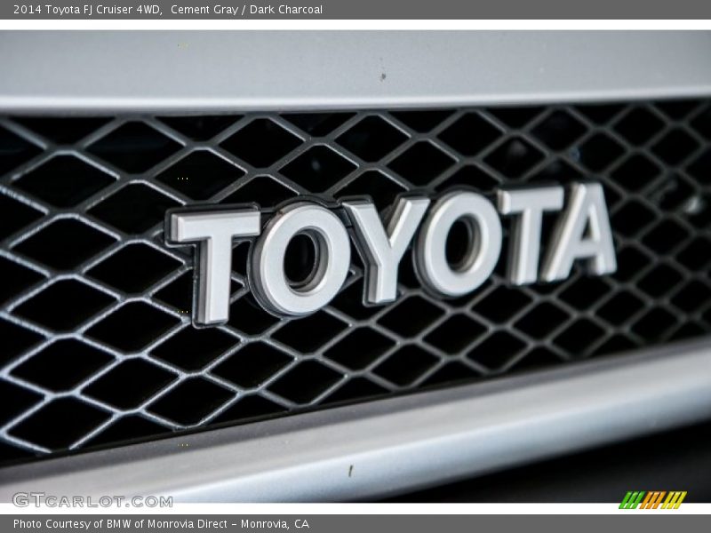 Cement Gray / Dark Charcoal 2014 Toyota FJ Cruiser 4WD