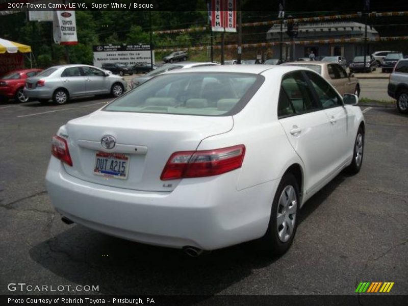Super White / Bisque 2007 Toyota Camry LE V6