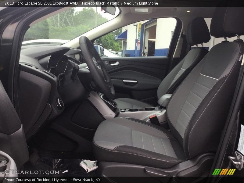 Tuxedo Black Metallic / Medium Light Stone 2013 Ford Escape SE 2.0L EcoBoost 4WD