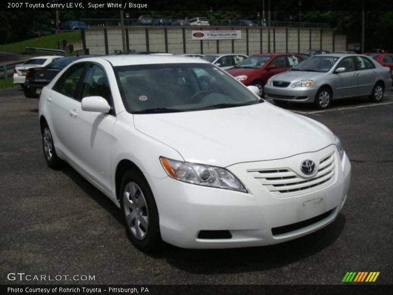 Super White / Bisque 2007 Toyota Camry LE V6
