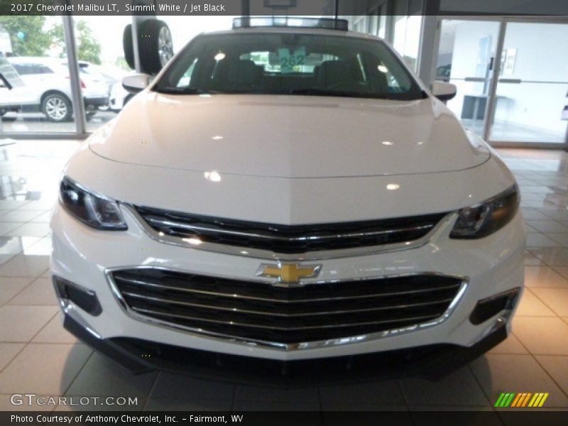 Summit White / Jet Black 2017 Chevrolet Malibu LT
