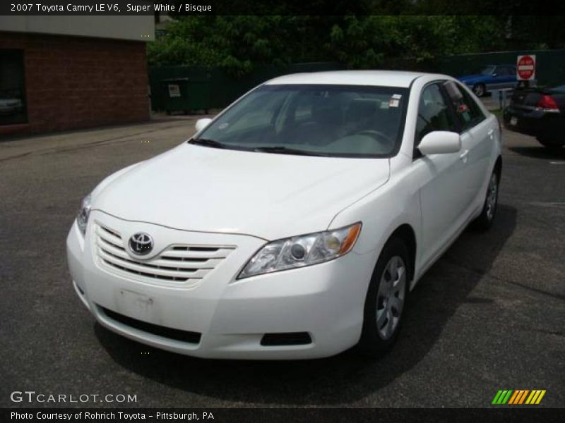 Super White / Bisque 2007 Toyota Camry LE V6
