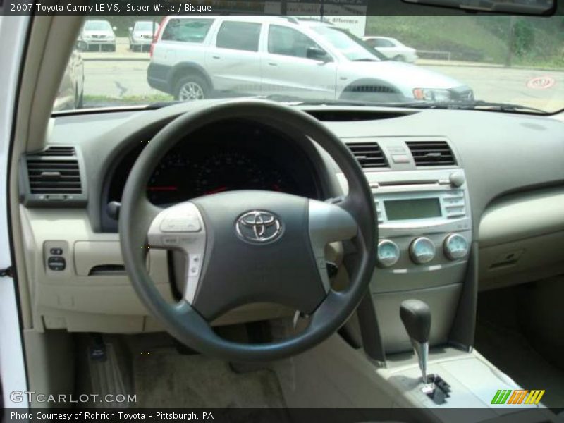 Super White / Bisque 2007 Toyota Camry LE V6