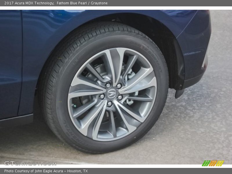 Fathom Blue Pearl / Graystone 2017 Acura MDX Technology