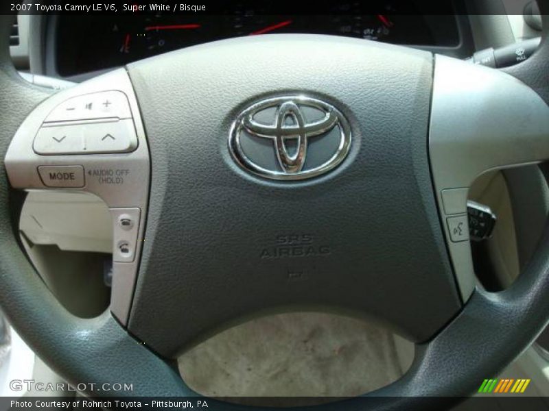 Super White / Bisque 2007 Toyota Camry LE V6