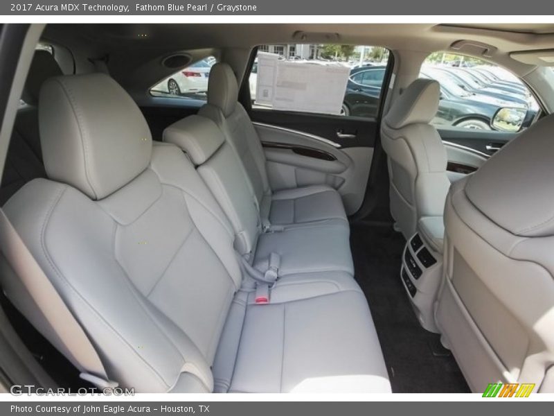 Fathom Blue Pearl / Graystone 2017 Acura MDX Technology