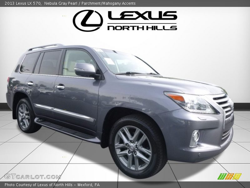 Nebula Gray Pearl / Parchment/Mahogany Accents 2013 Lexus LX 570